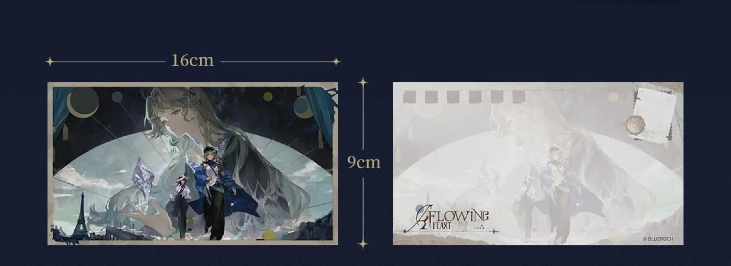 Postcard Pack - A Flowing Feast 7 Postcard Pack - A Flowing Feast a flowing feast o reverse 1999 postcard pack content 1