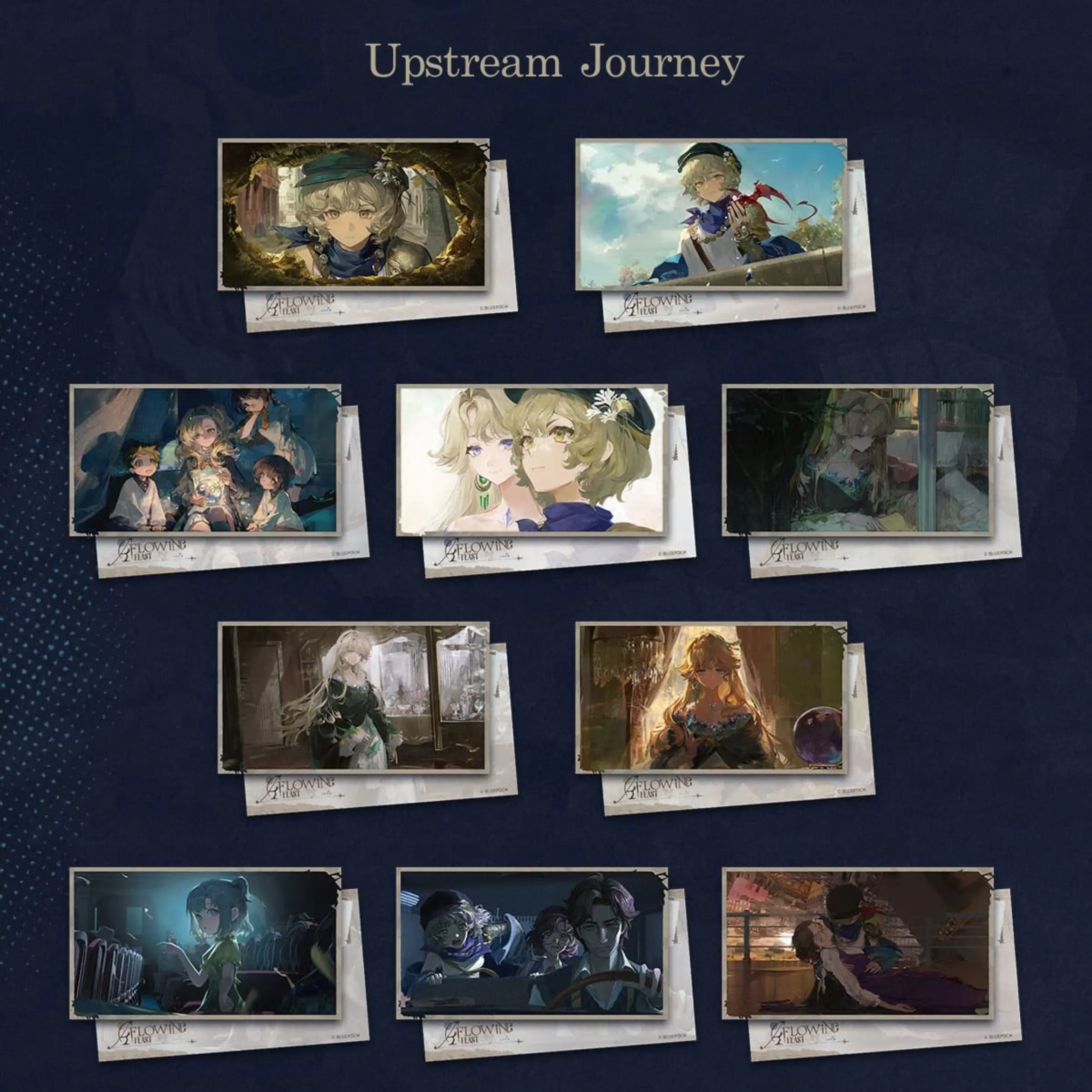 Postcard Pack - A Flowing Feast 12 Postcard Pack - A Flowing Feast a flowing feast o reverse 1999 postcard pack content 6