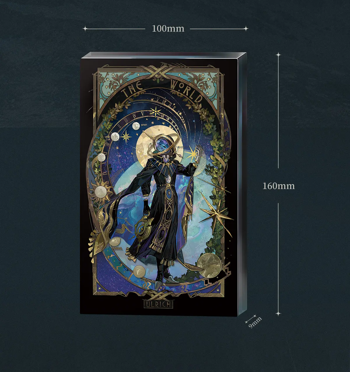 Ulrich Quicksand Acrylic Standee - A Glimpse of the Cosmos 3 Ulrich Quicksand Acrylic Standee - A Glimpse of the Cosmos a glimpse of the cosmos o reverse 1999 ulrich quicksand acrylic standee content 1