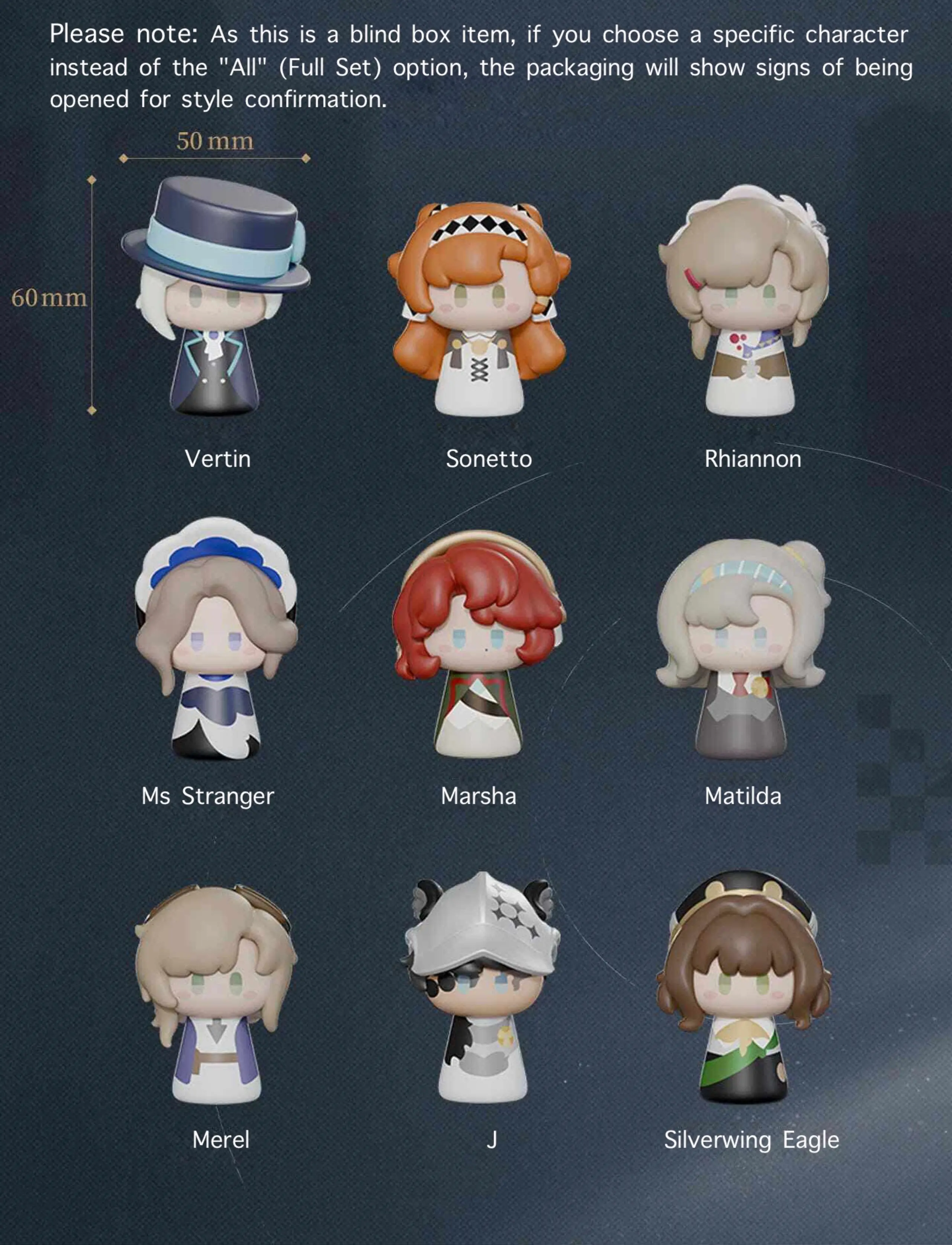 Character Chess Pieces - Cast Confirmed Cast Confirmed O Reverse 1999 Character Chess Pieces Content 1