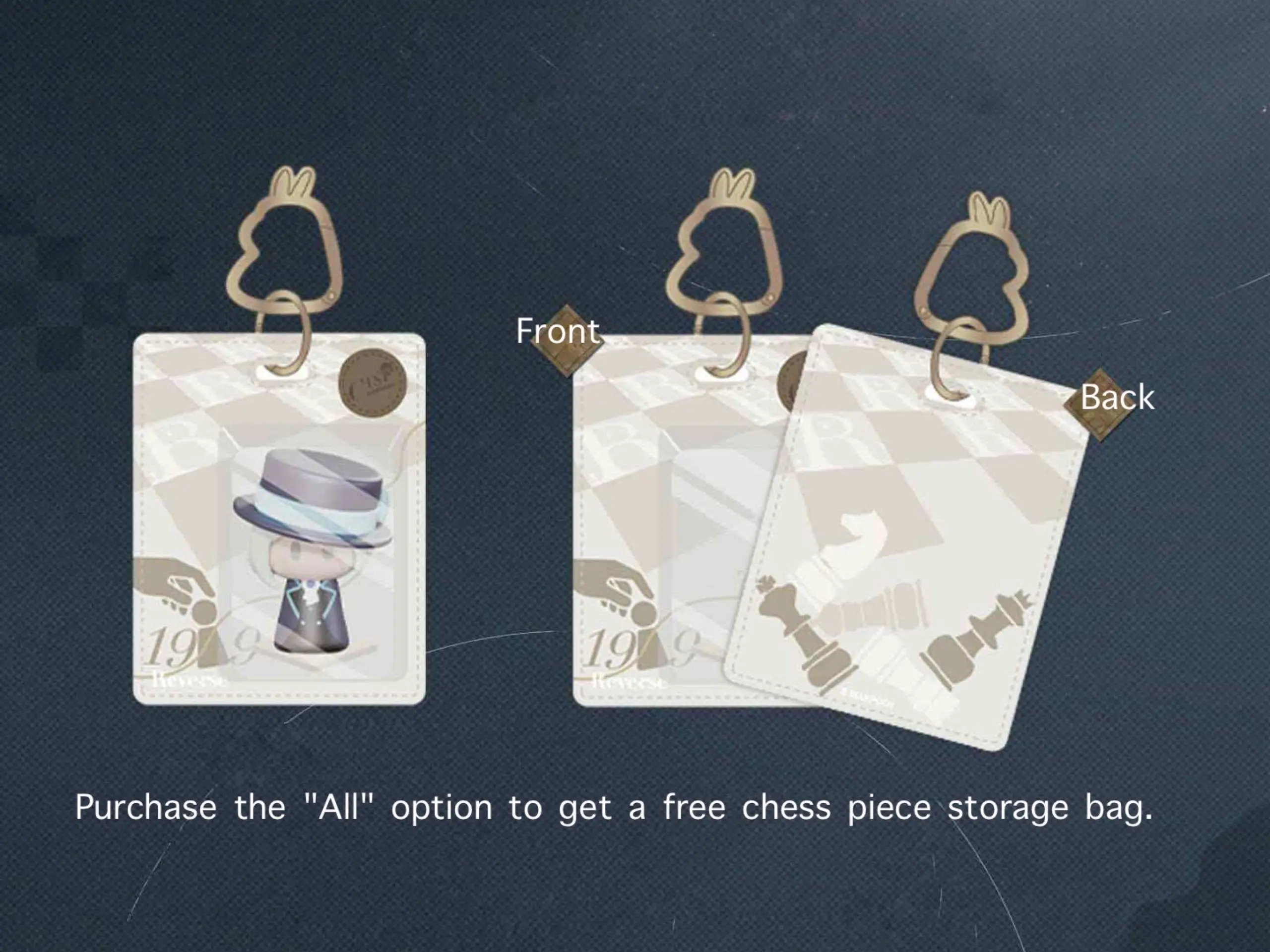 Character Chess Pieces - Cast Confirmed Cast Confirmed O Reverse 1999 Character Chess Pieces Content 2
