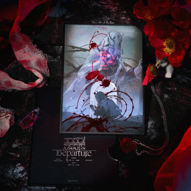 Pre Order Reverse 1999 Merch coffin of scorched earth o reverse 1999 charon acrylic shikishi boards with uv ink 1