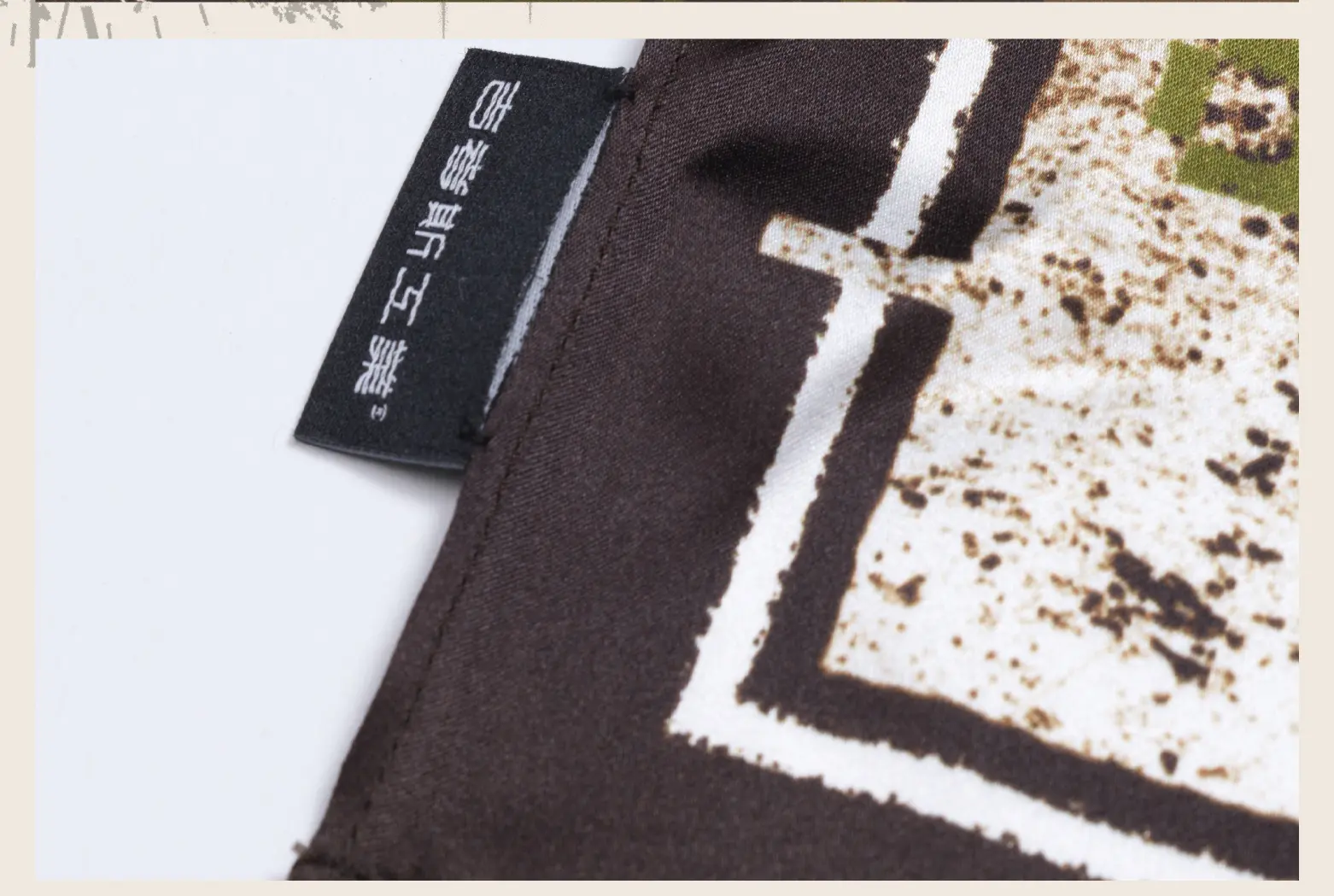 Pure Silk Scarf - Collaboration 12 Pure Silk Scarf - Collaboration collaboration o reverse 1999 pure silk scarf content 8