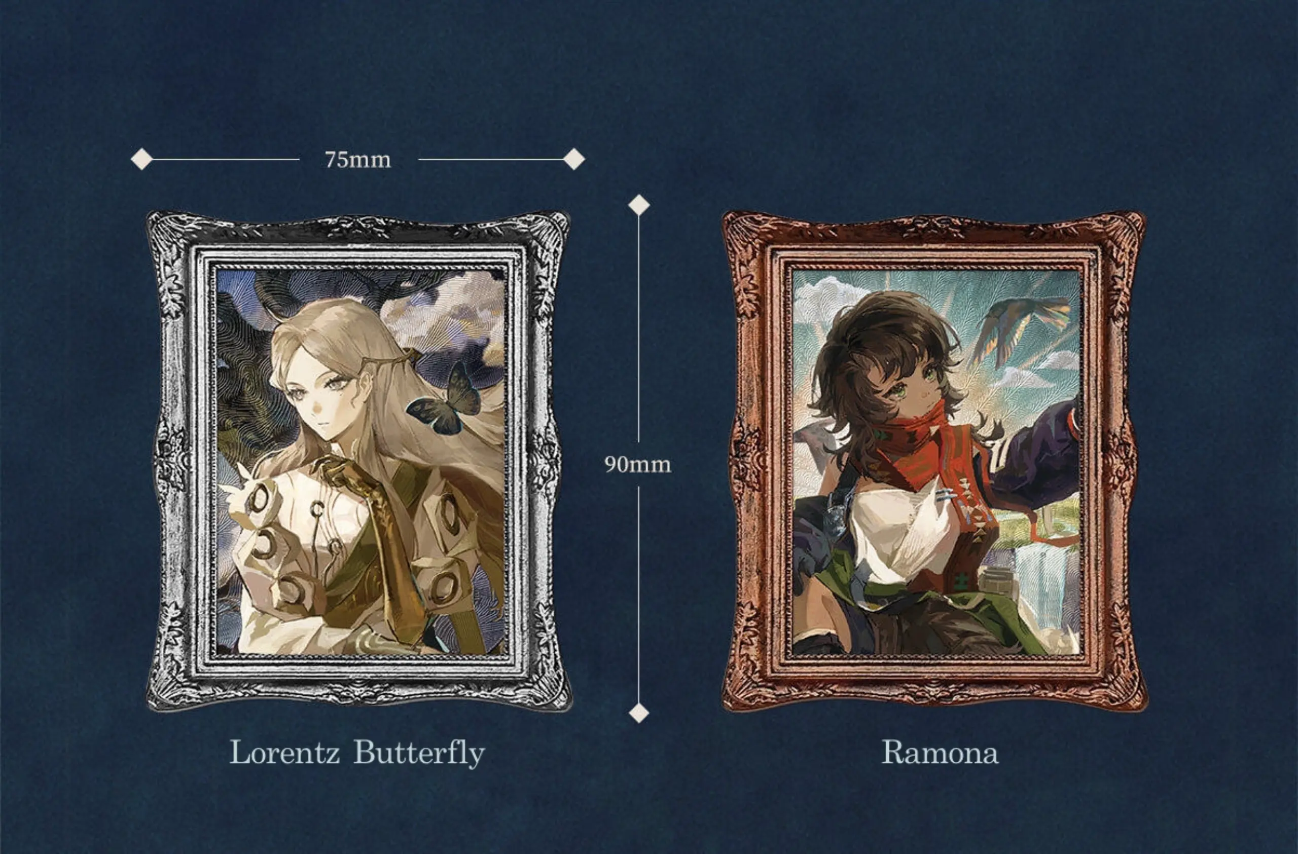 Character Painting Holographic Magnet - Color of Life and Death color of life and death o reverse 1999 character painting holographic magnet content 1