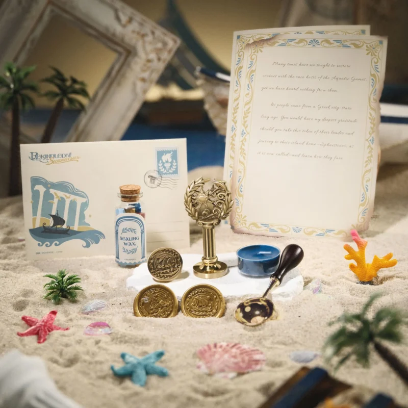 Reverse 1999 Merch Games Of The Summer Gold Sea O Reverse 1999 Wax Seal Stamp Set 1