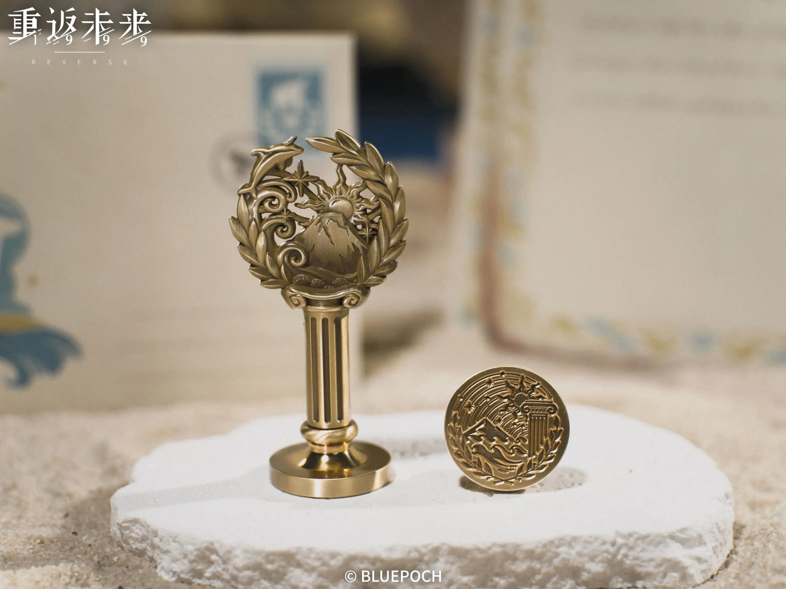 Wax Seal Stamp Set - Games of the Summer Gold Sea 5 Wax Seal Stamp Set - Games Of The Summer Gold Sea Games Of The Summer Gold Sea O Reverse 1999 Wax Seal Stamp Set Content 4