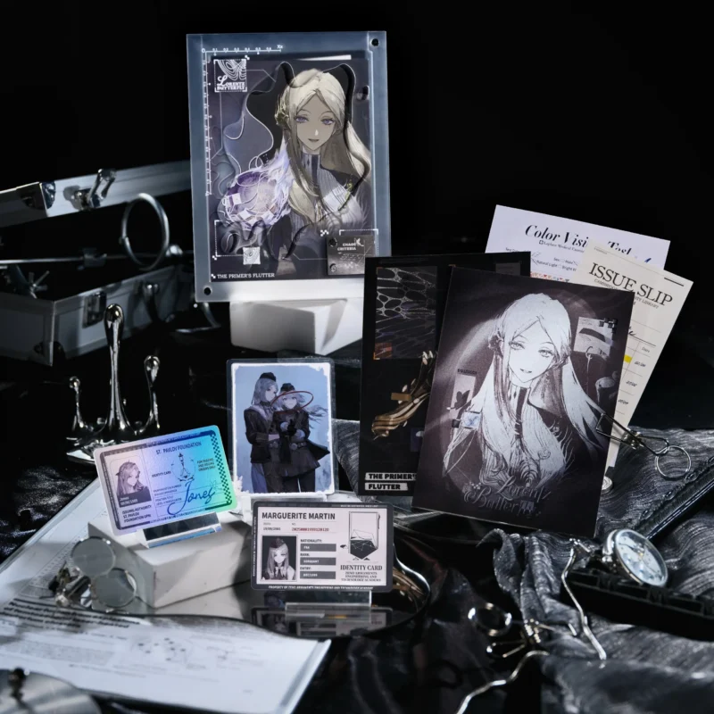 Reverse 1999 Merch multi mimetic simulation o reverse 1999 lorentz butterfly character info set 1