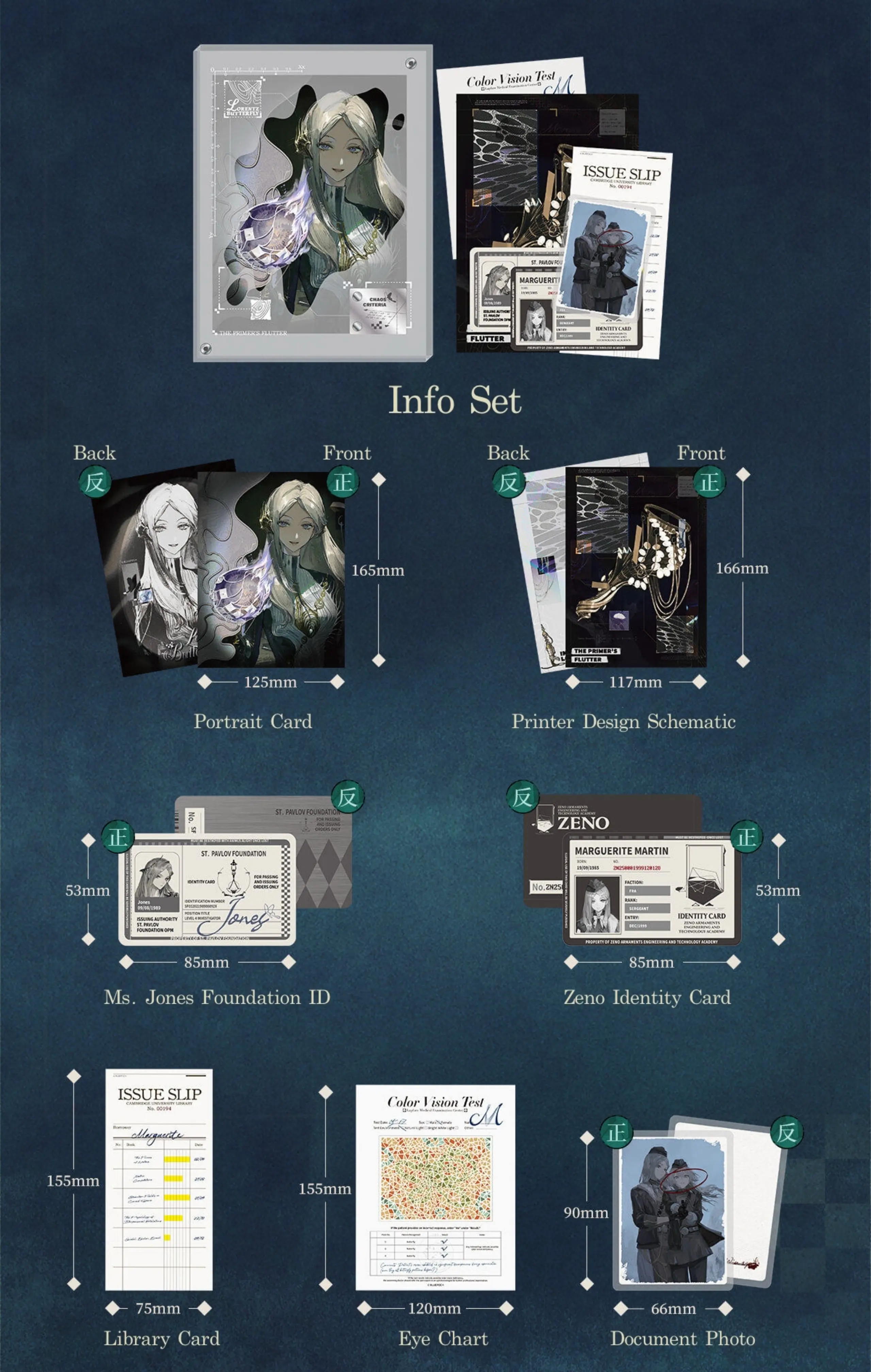 Lorentz Butterfly Character Info Set - Multi Mimetic Simulation multi mimetic simulation o reverse 1999 lorentz butterfly character info set content 1