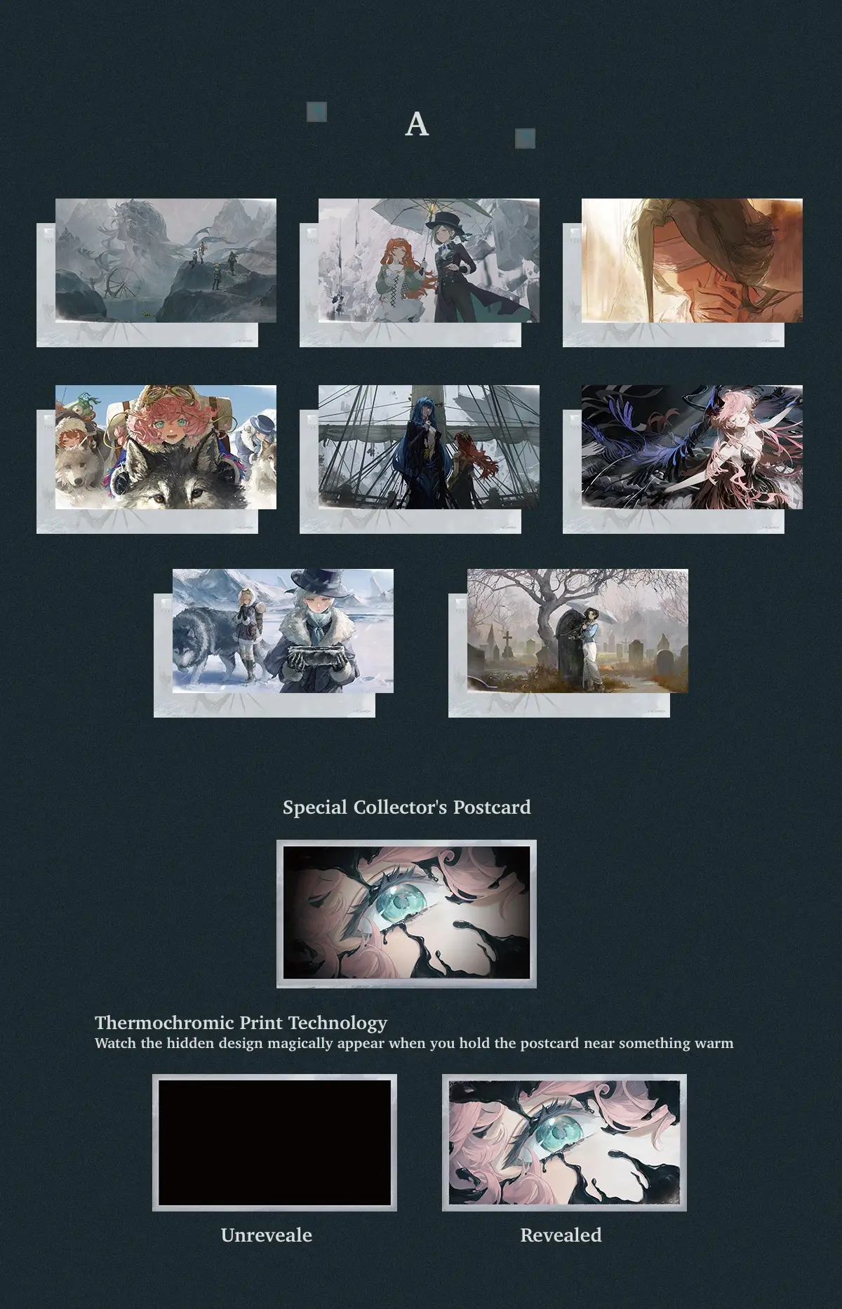 Postcard Pack - PARADISE REGAINED 6 Postcard Pack - PARADISE REGAINED paradise regained o reverse 1999 postcard pack content 2