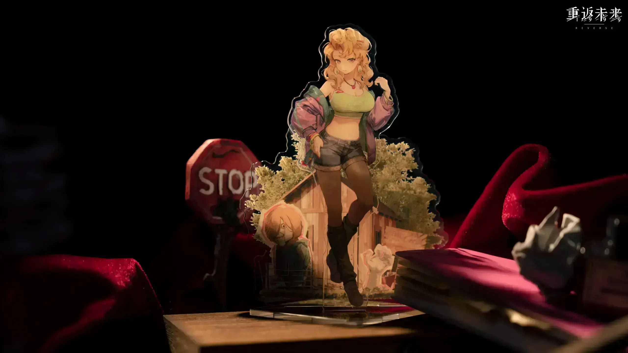 Blonney Acrylic Standees - Character Standees r1999 merch character standees o reverse 1999 blonney acrylic standees content 1