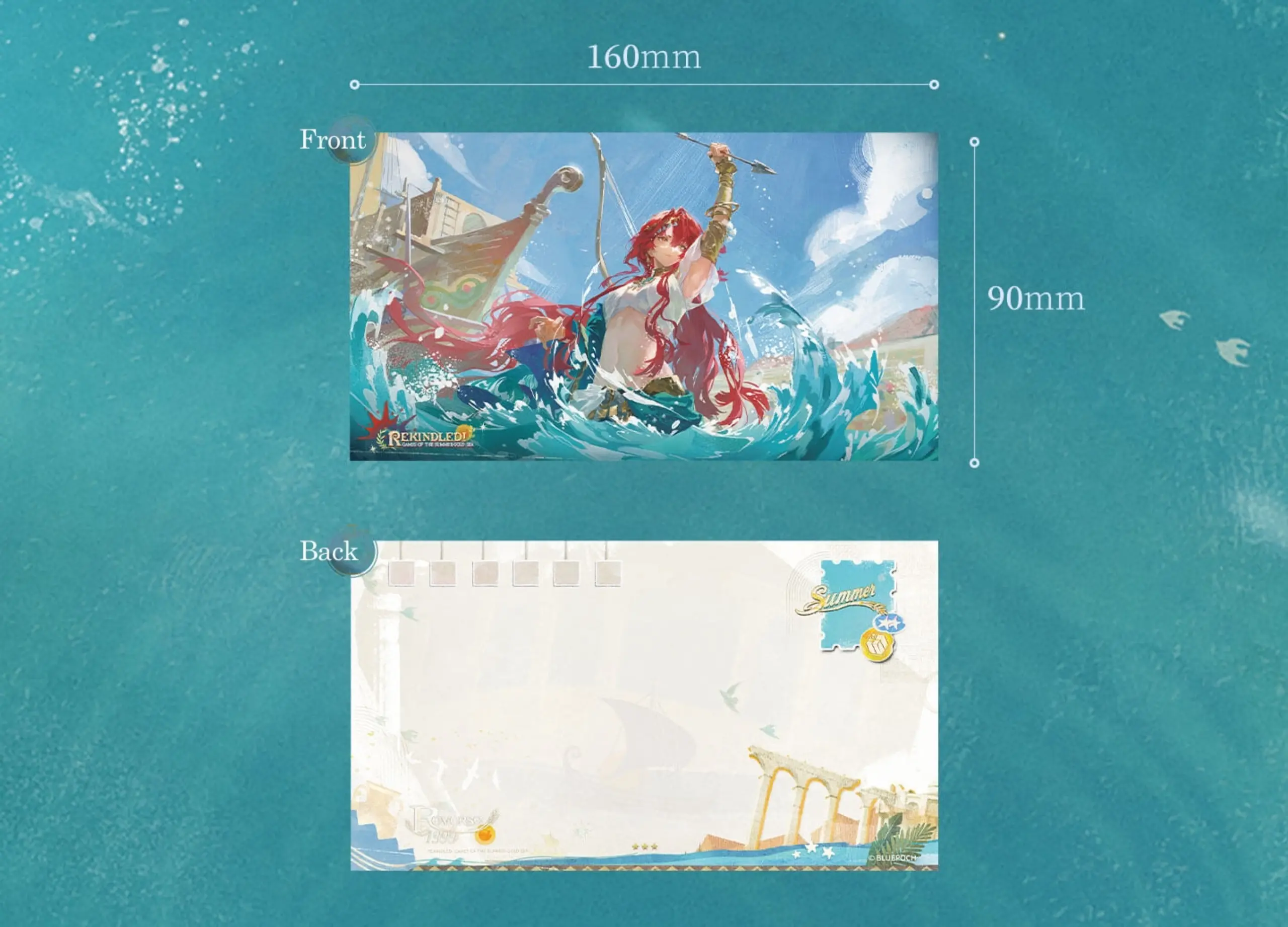 Postcard Pack - Rekindled Games Of The Summer Gold Sea Rekindled Games Of The Summer Gold Sea O Reverse 1999 Postcard Pack Content 1