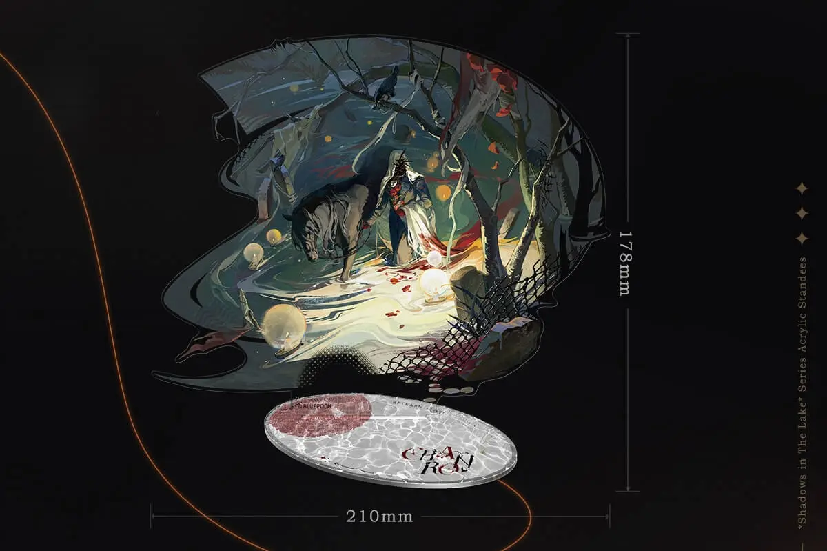 Charon Acrylic Standees - Shadows in the Lake 3 Charon Acrylic Standees - Shadows in the Lake shadows in the lake o reverse 1999 charon acrylic standees content 1