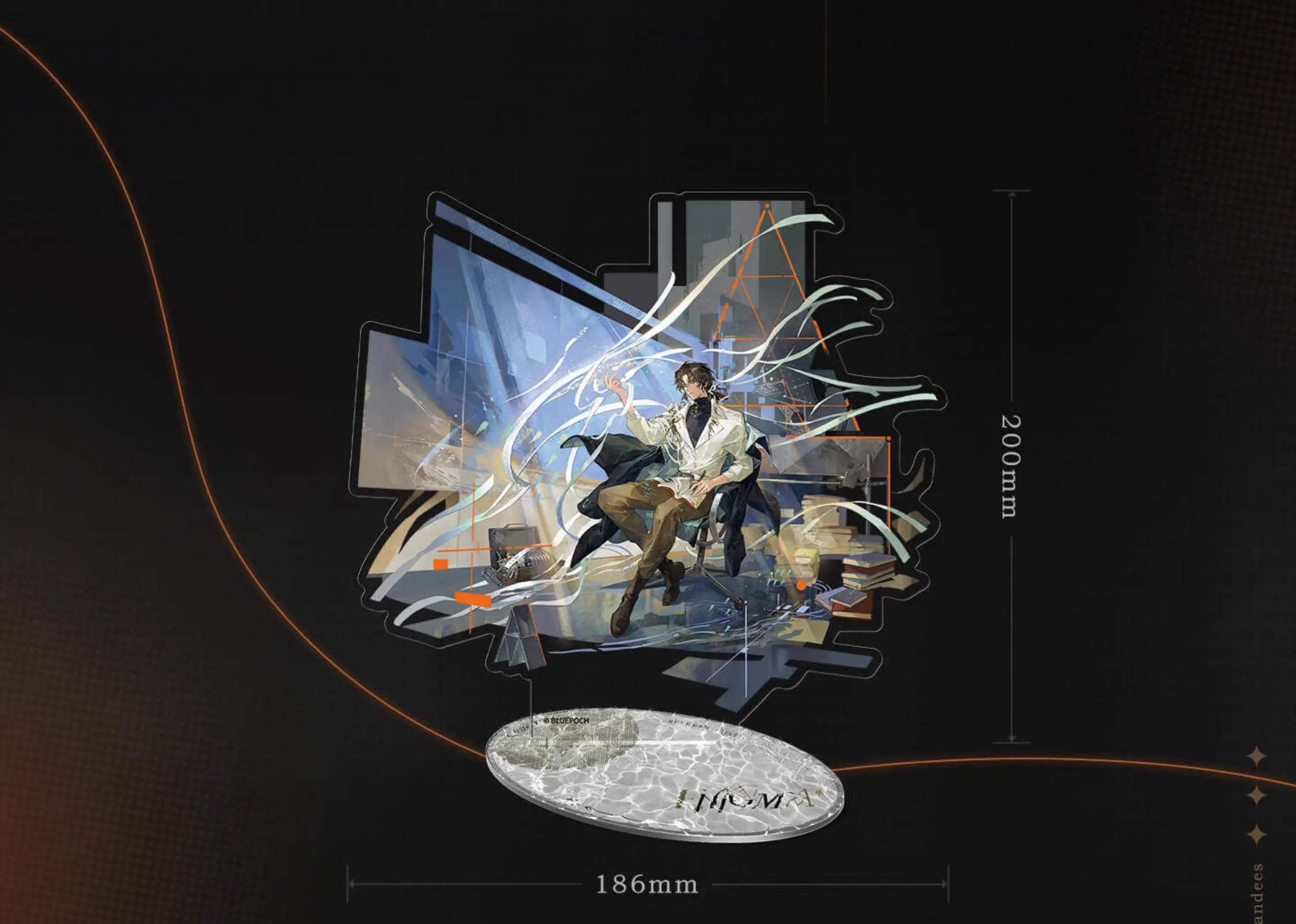 Enigma Acrylic Standees - Shadows in the Lake shadows in the lake o reverse 1999 enigma acrylic standees content 1