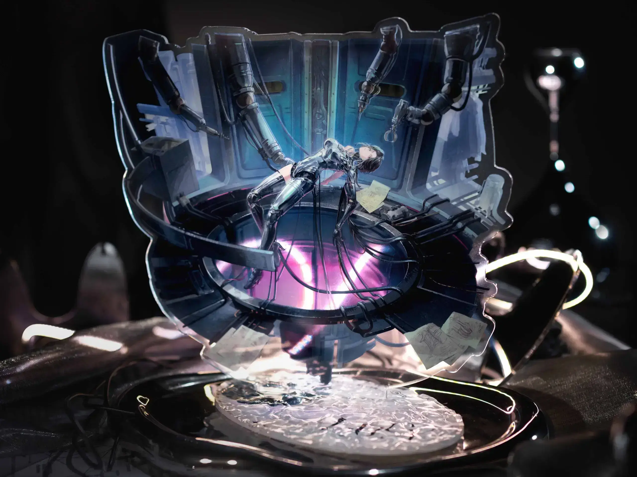 Lucy Acrylic Standees - Shadows in the Lake 3 Lucy Acrylic Standees - Shadows in the Lake shadows in the lake o reverse 1999 lucy acrylic standees content 1