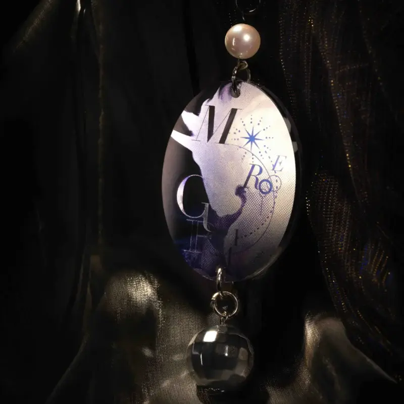 Mercuria Bag Charm - Shimmering Ball of the Night - Image 2