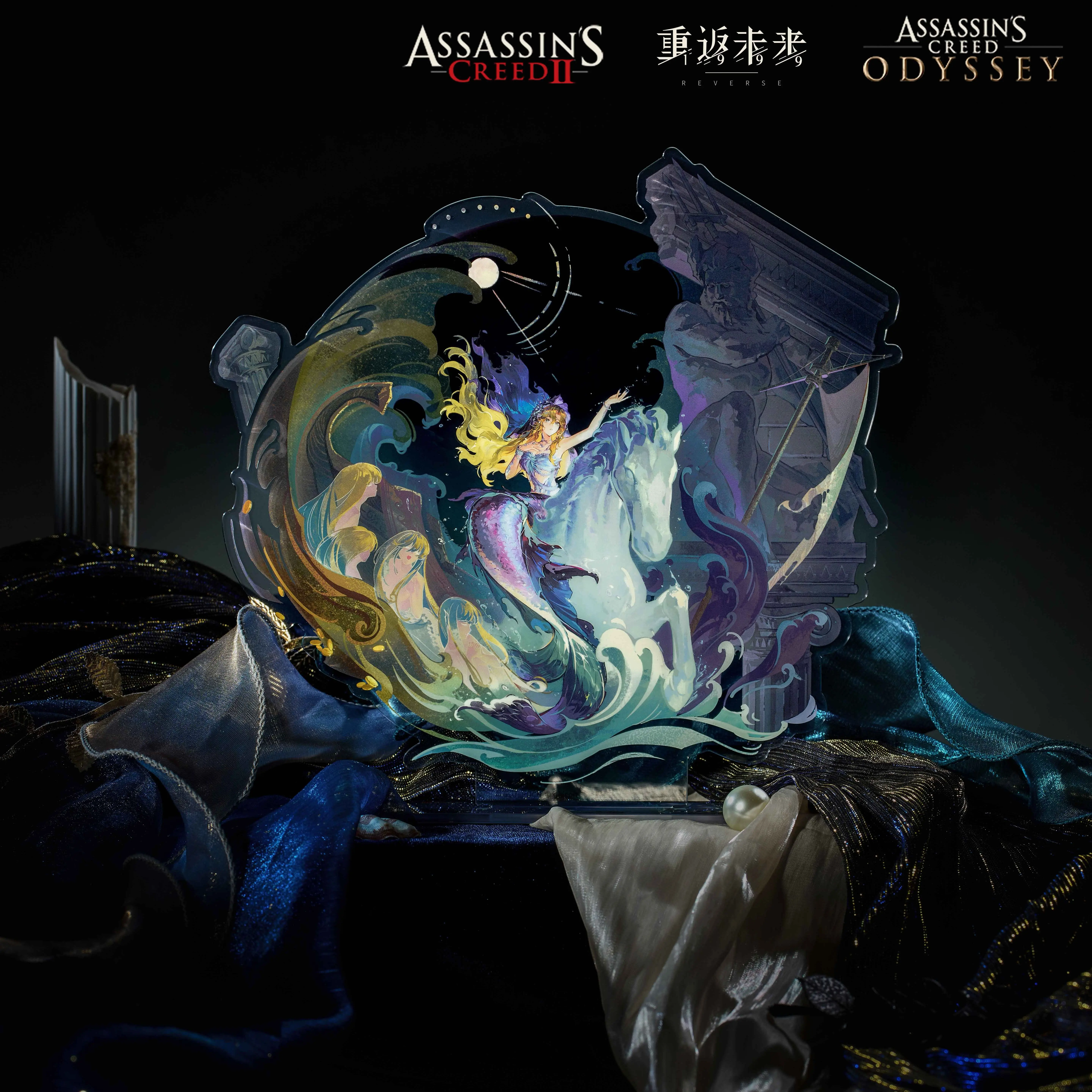 Vila Acrylic Standees - Soaring Over Mount Olympus