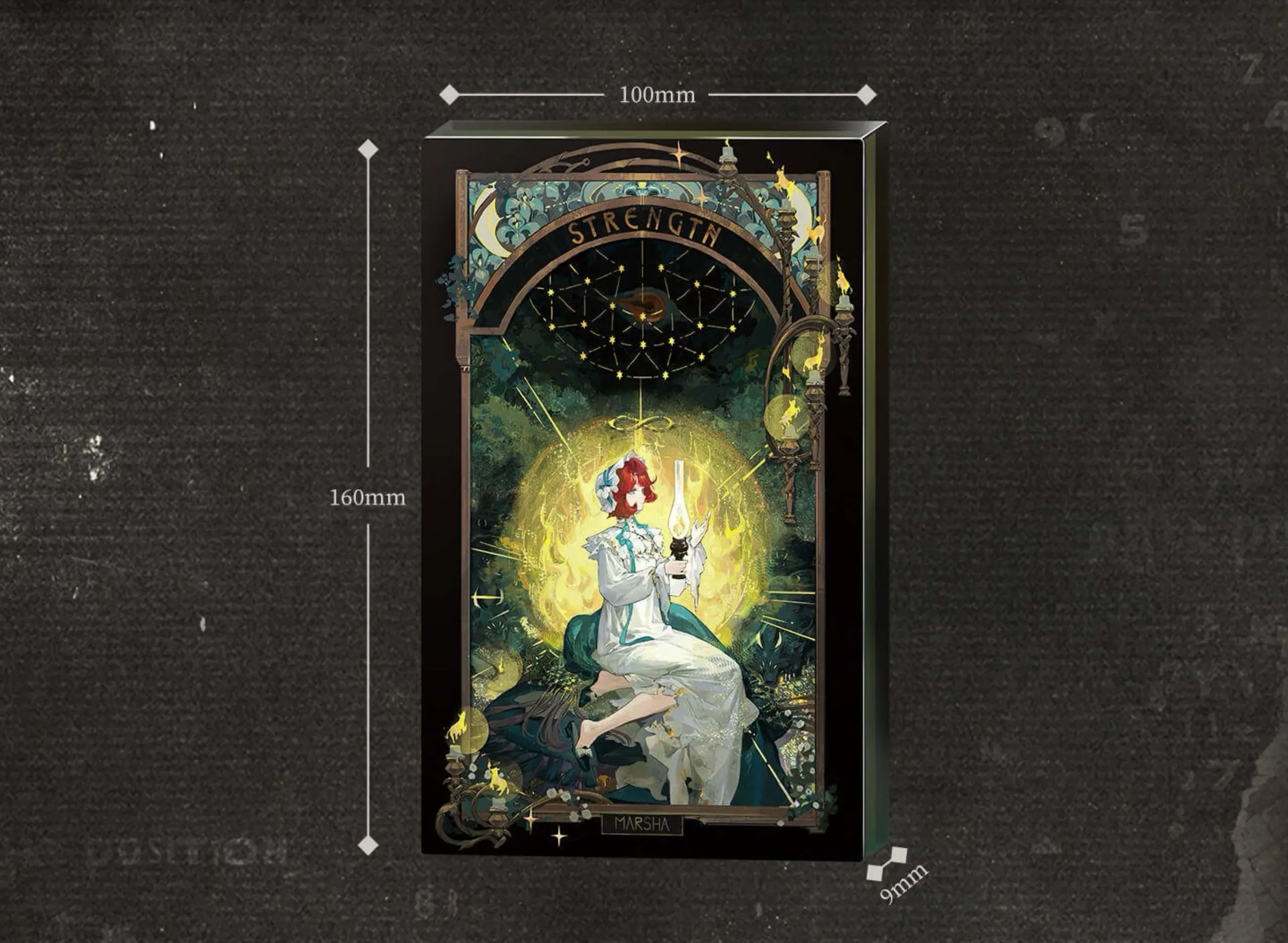 Marsha Quicksand Acrylic Standee - The Ever-Burning Embrace the ever burning embrace o reverse 1999 marsha quicksand acrylic standee content 1