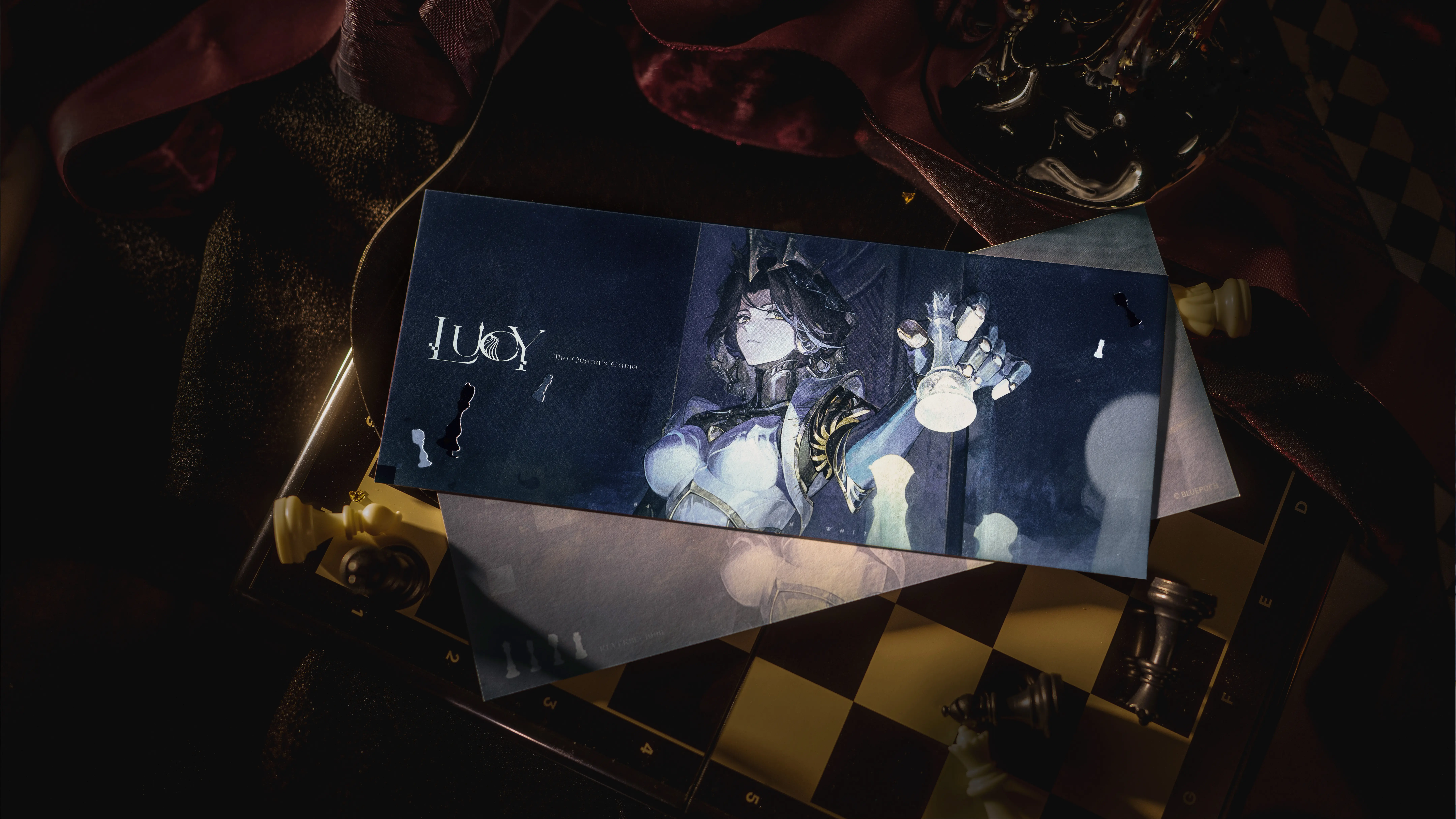 Lucy Acrylic Standees - The Queen-s Game 7 Lucy Acrylic Standees - The Queen-s Game the queen s game o reverse 1999 lucy acrylic standees content 5