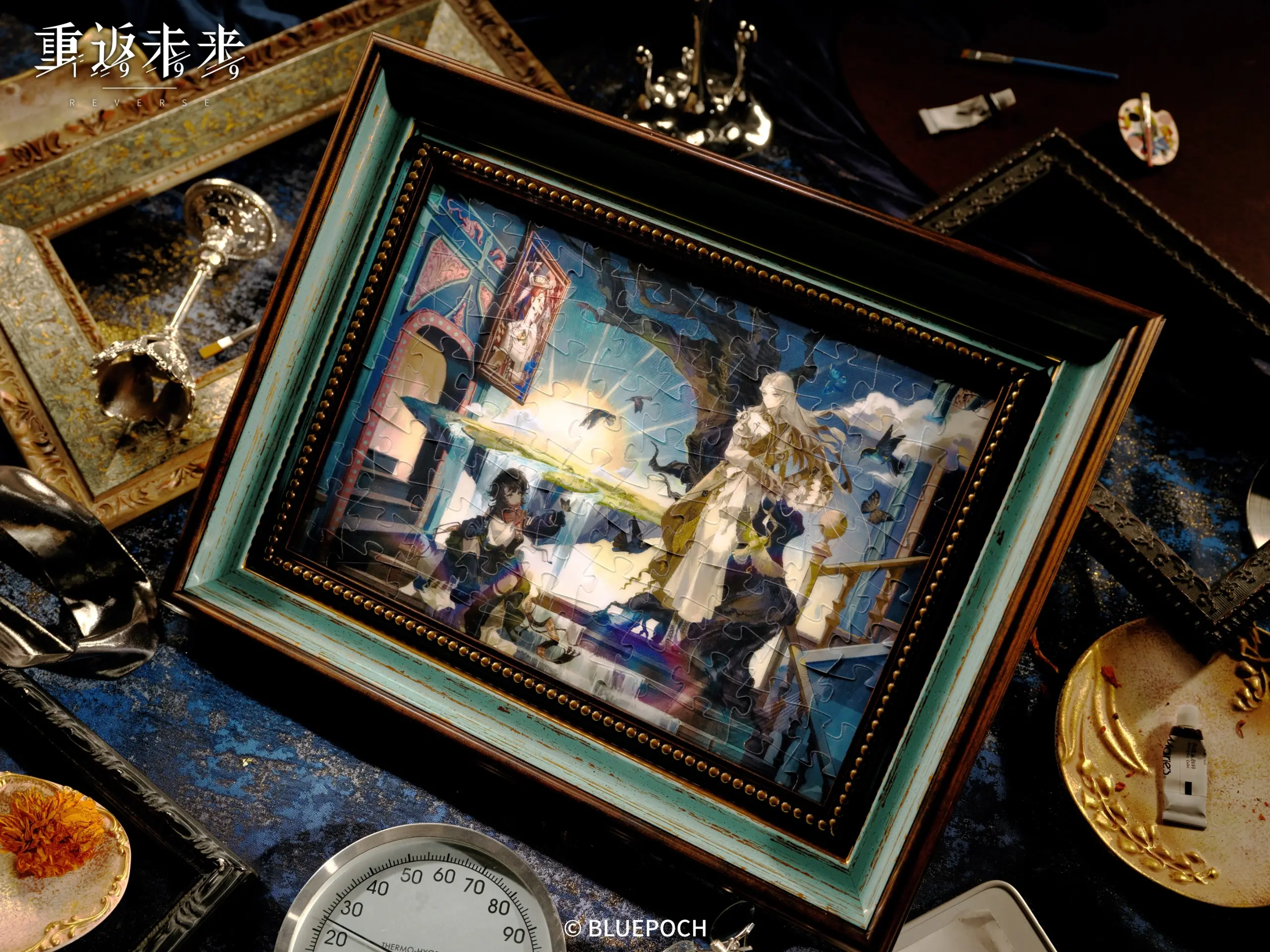 Multi Lenticular Puzzle - The Turquoise Serpent Club the turquoise serpent club o reverse 1999 multi lenticular puzzle content 3