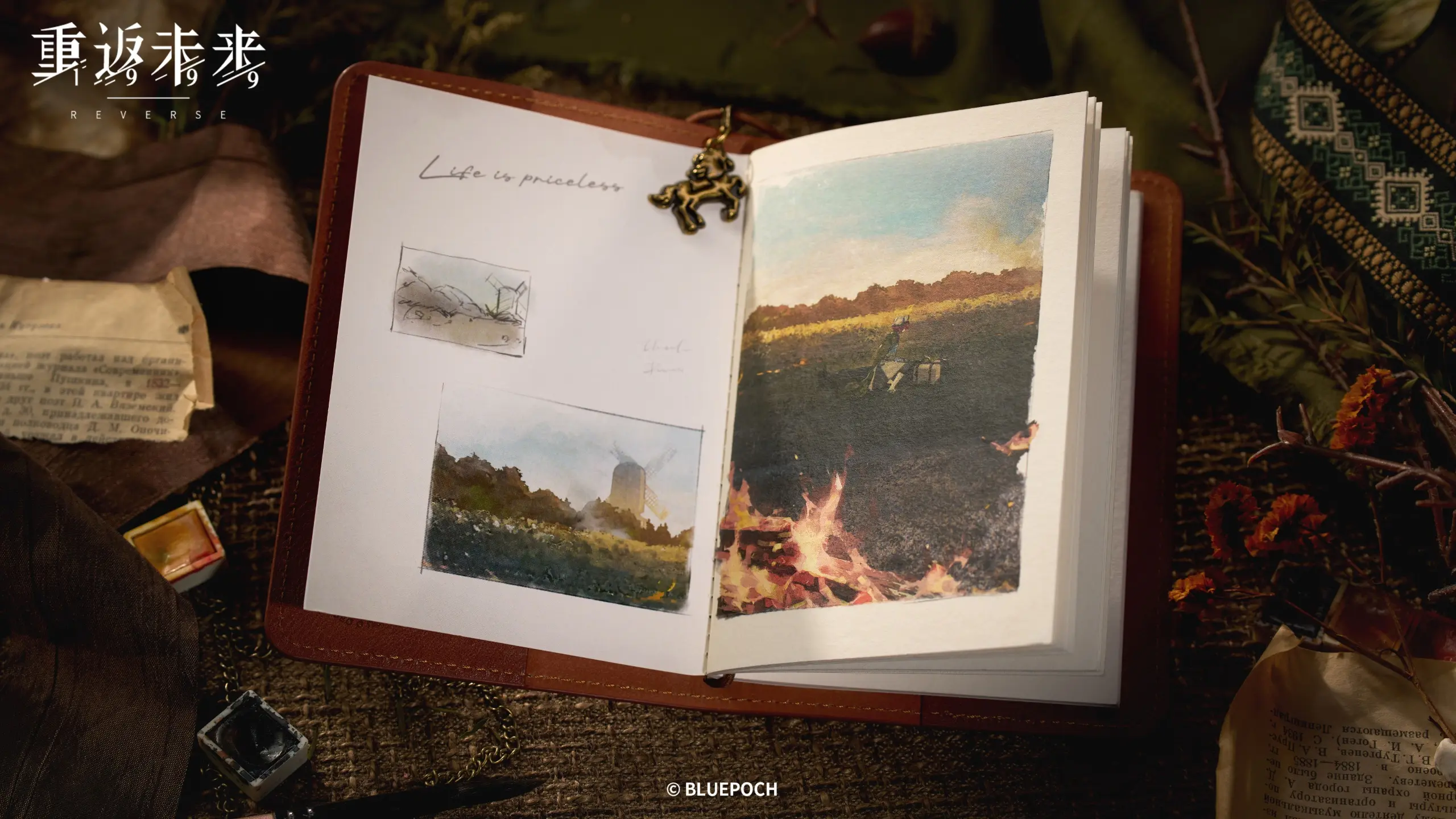 Multi Sketchbook Set - When Gunfire Stops when gunfire stops o reverse 1999 multi sketchbook set content 5