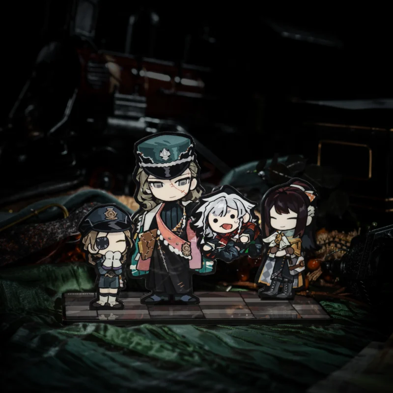 Multi Acrylic Standees - Wobby Train Attendants